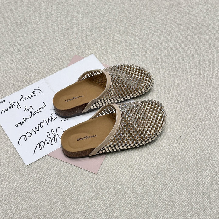 Damen Modische Clogs mit Funktionsoberfläche und komfortablem Fußbett Drune