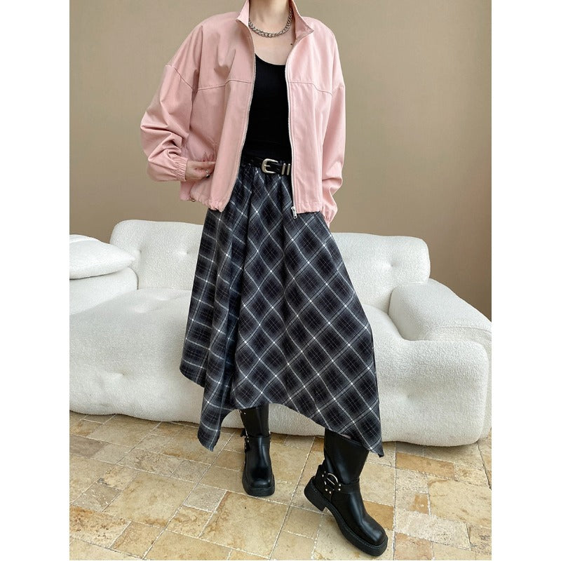 Damen lässige Übergangsjacke mit bequemer Passform und praktischen Taschen Drune