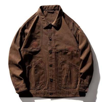 Herren Lässige und stylische Arbeitsjacke Drune