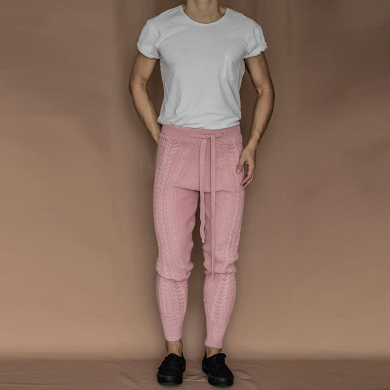 Herren Kabelstrick-Jogginghose mit Tunnelzug Drune