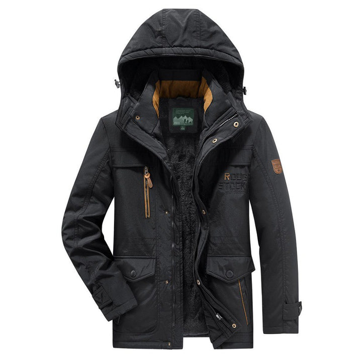 Herren Multifunktionale Outdoor-Jacke mit Fleece-Futter Drune