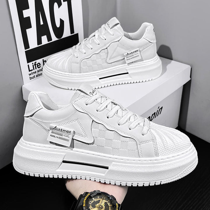 Damen Komfortable Plateausneaker mit trendiger Oberflächenstruktur Drune