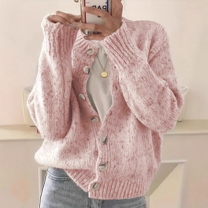 Damen Kuschelige Strickjacke Drune