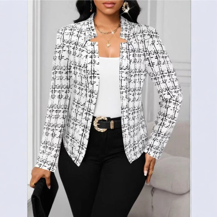 Damen raffinierte Business-Blazerjacke Drune