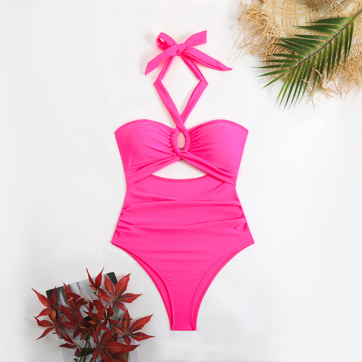 Damen Stilvolle Badeanzug mit Cut-Out Drune