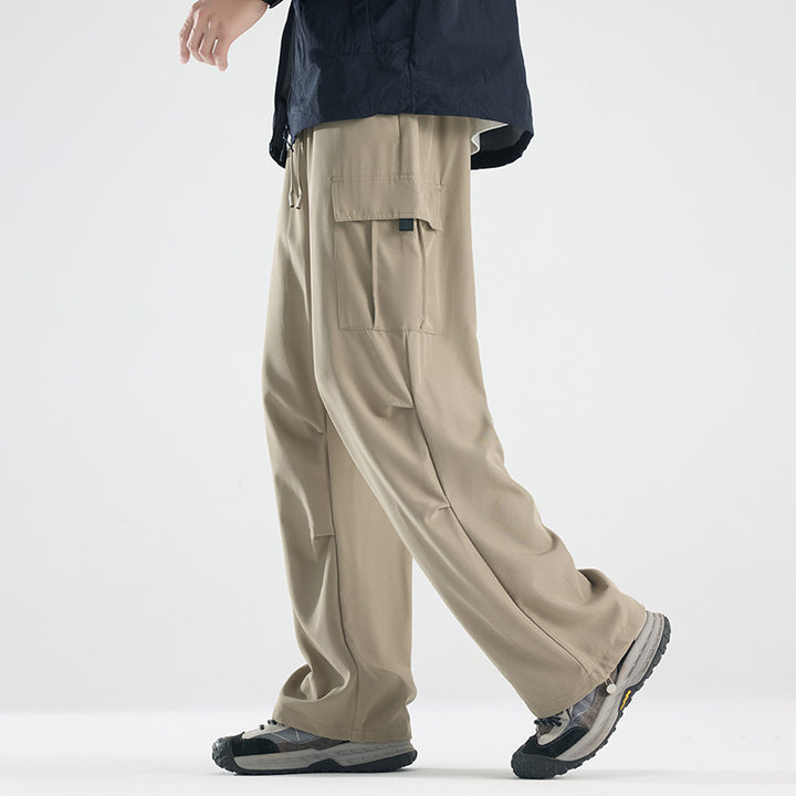 Herren Breite Tech‑Cargo‑Hose mit Utility‑Taschen und verstellbarem Bund Drune