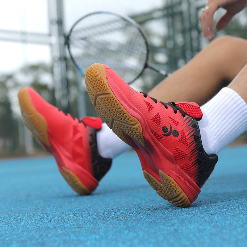 Unisex Indoor-Court-Sneaker mit griffiger nicht abfärbender Gummisohle und verstärkter Zehenkappe Drune