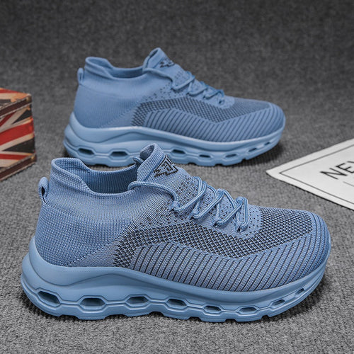 Unisex Atmungsaktive Strick-Sneaker mit sockenähnlichem Schaft und gedämpfter Luftsohle Drune