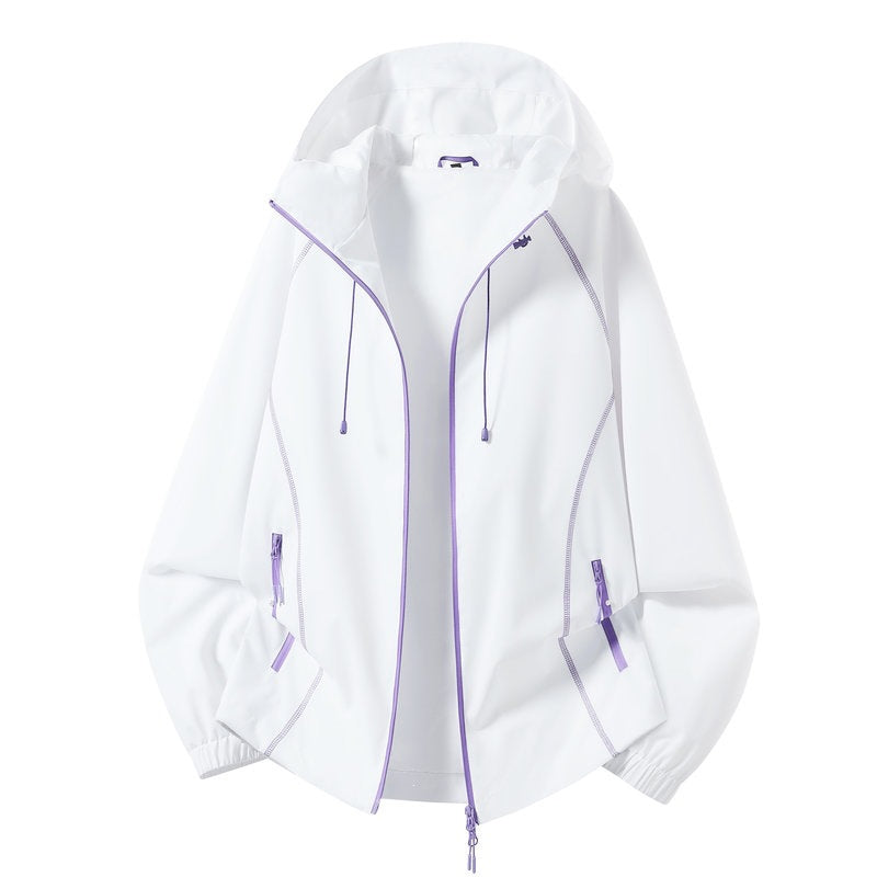 Damen Leichte Sportjacke mit Kapuze Drune