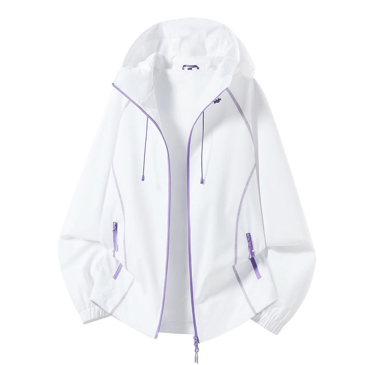 Damen Leichte Sportjacke mit Kapuze Drune