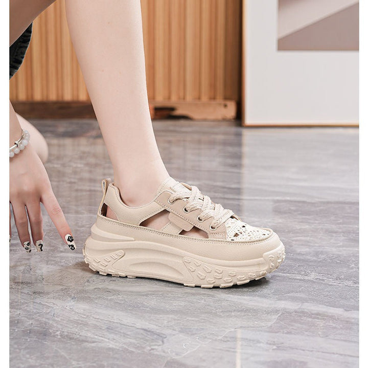 Damen Sportliche Sneaker mit luftiger Netzstruktur und extra hohem Komfort Drune