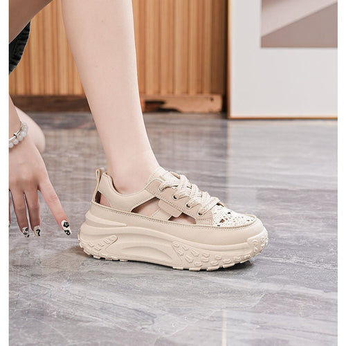Damen Sportliche Sneaker mit luftiger Netzstruktur und extra hohem Komfort Drune