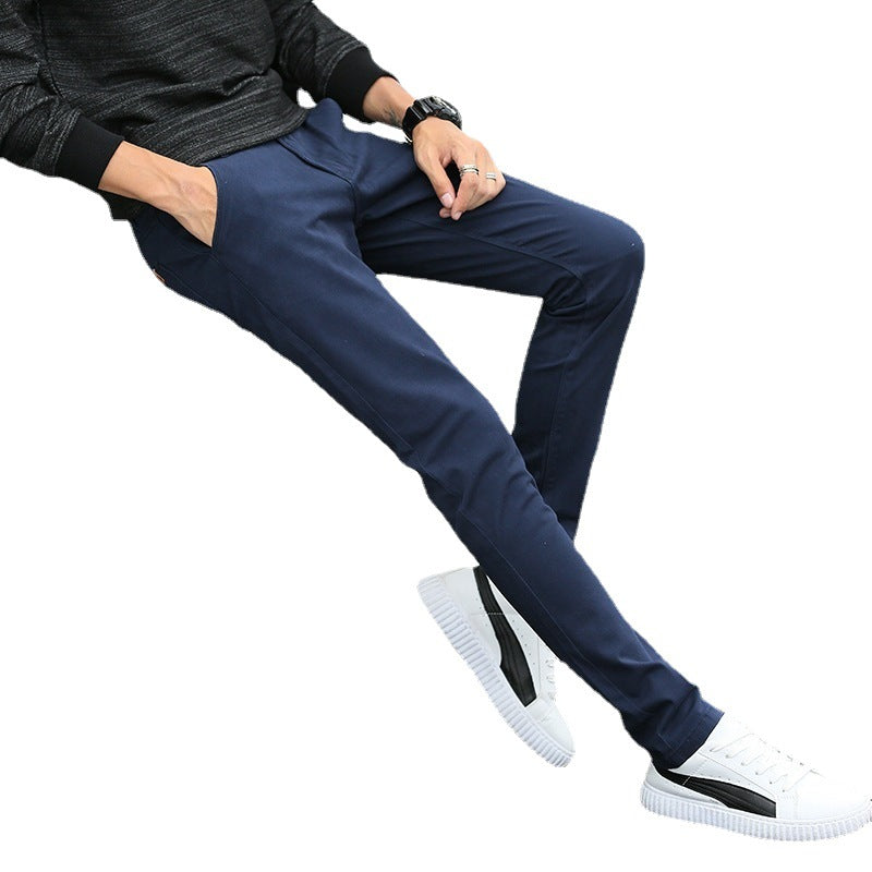 Herren modische Chino-Hose mit schmalem Schnitt und praktischen Taschen Drune