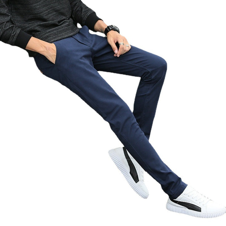 Herren modische Chino-Hose mit schmalem Schnitt und praktischen Taschen Drune