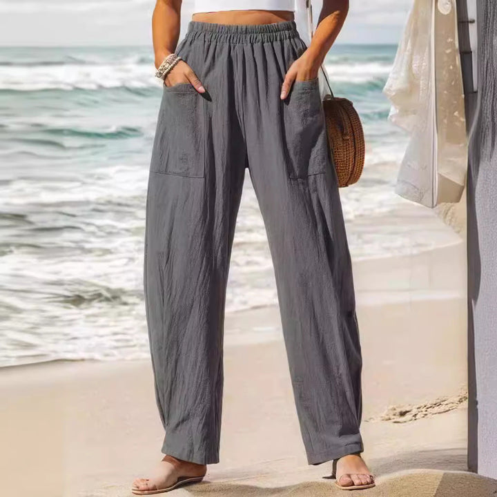 Damen Leichte und lässige Sommerhose Drune