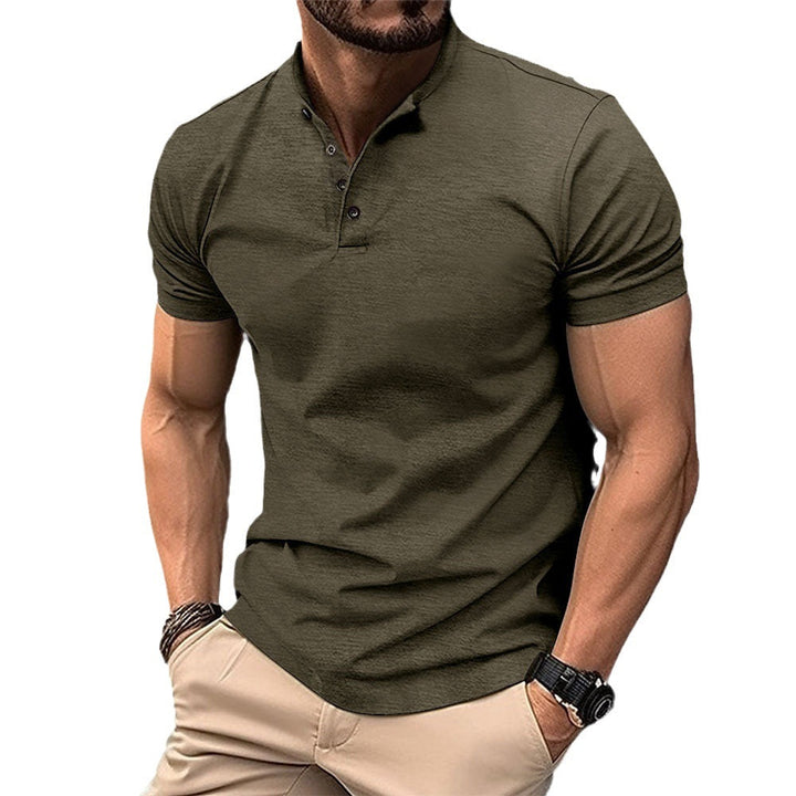 Herren Polohemd mit Knopfleiste und Kurzarm Drune