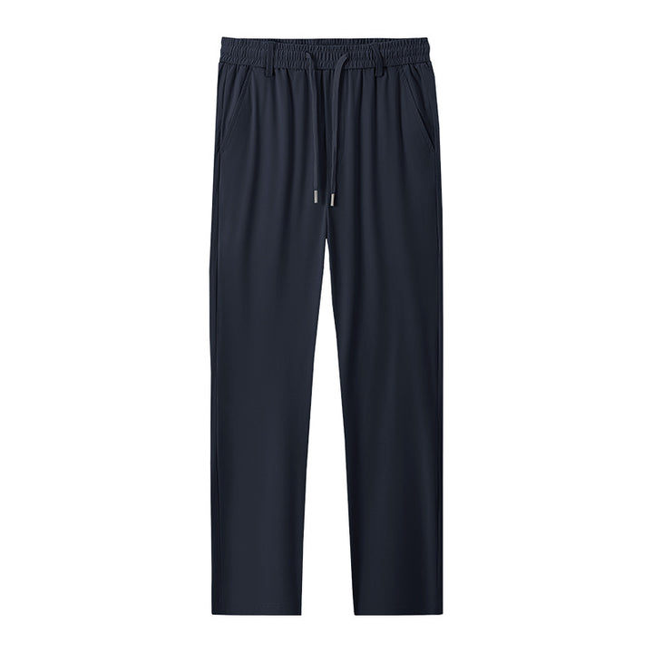 Herren Bequeme Sporthose mit elastischem Bund und Seitentaschen Drune