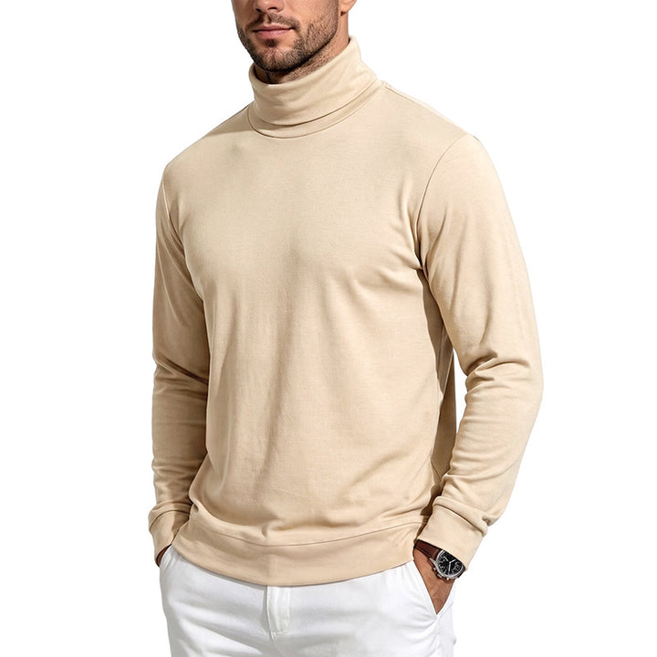 Herren Feinstrick‑Rollkragenpullover mit schmaler Silhouette und elastischen Bündchen Drune