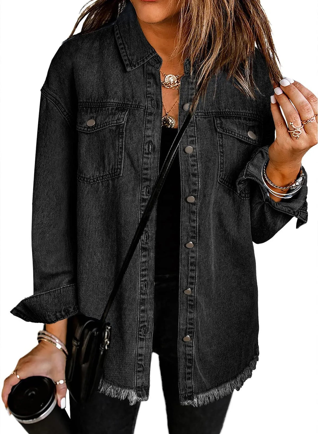 Damen Jeanshemd Drune