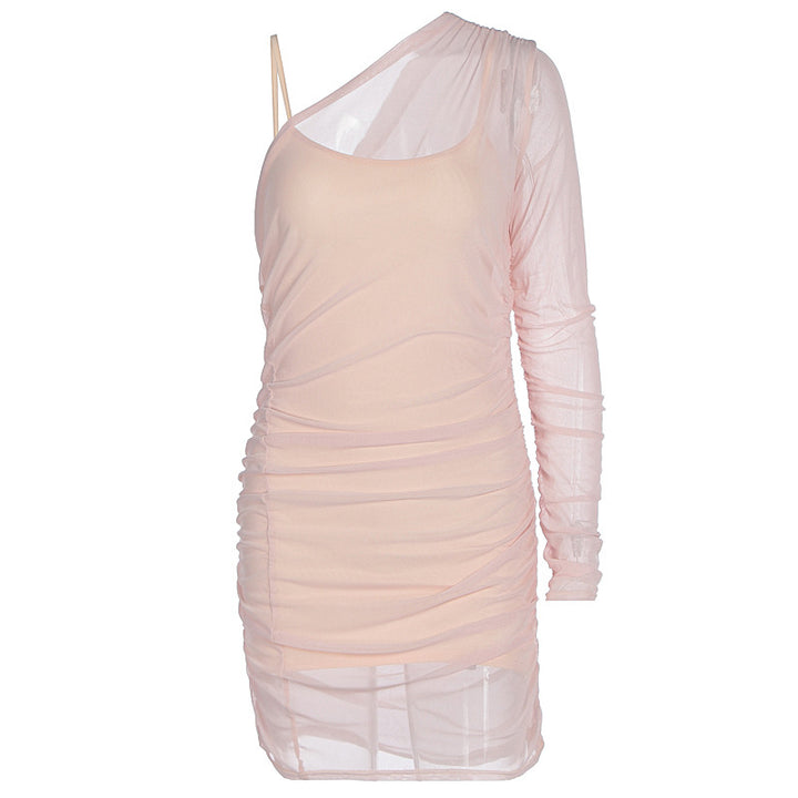 Damen Bodycon Kleid mit verstellbaren Trägern Drune