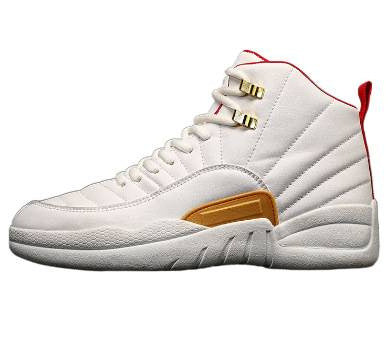 Herren High-Top Basketball-Sneaker mit gepolstertem Knöchelkragen und rutschfester Gummisohle Drune
