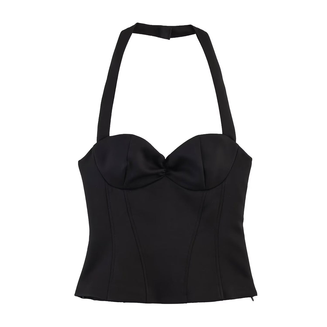 Damen Kombination aus kurzem Oberteil und Shorts Drune