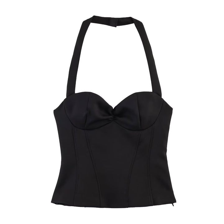 Damen Kombination aus kurzem Oberteil und Shorts Drune