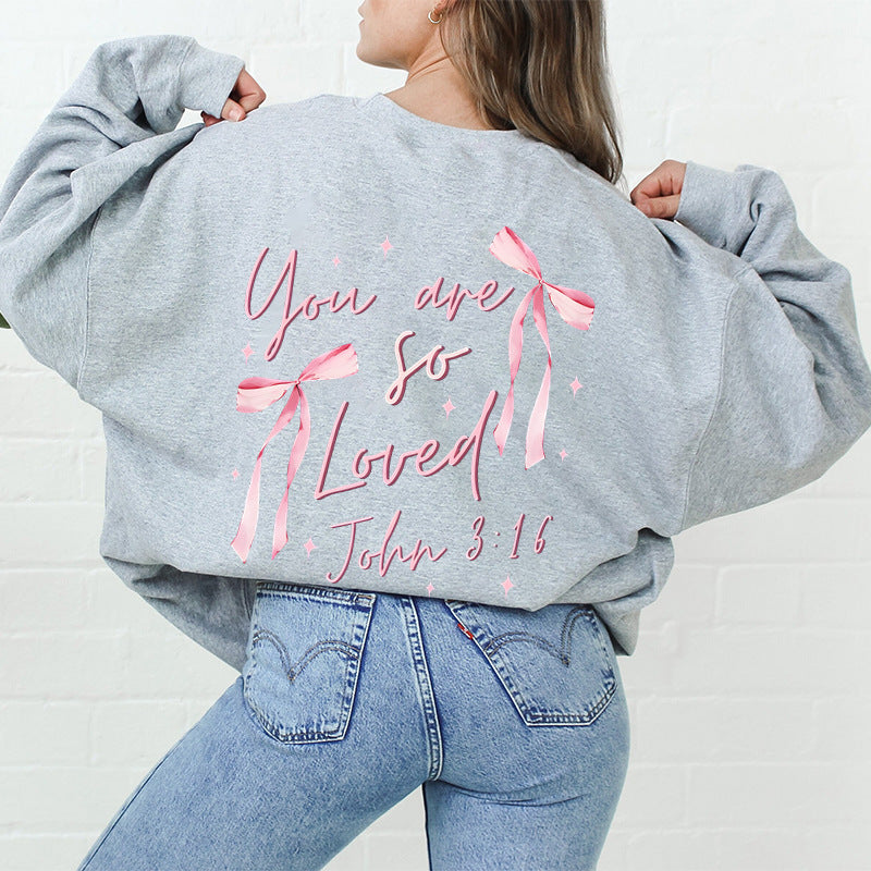 Damen Sweatshirt mit einzigartigem Aufdruck und verspieltem Design Drune