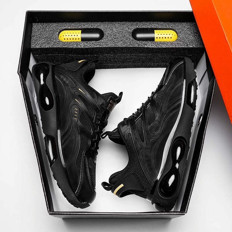 Unisex City-Performance-Sneaker mit luftgepolsterter Pod-Zwischensohle, atmungsaktivem Mesh-Obermaterial und verstärkter Fersenkappe Drune