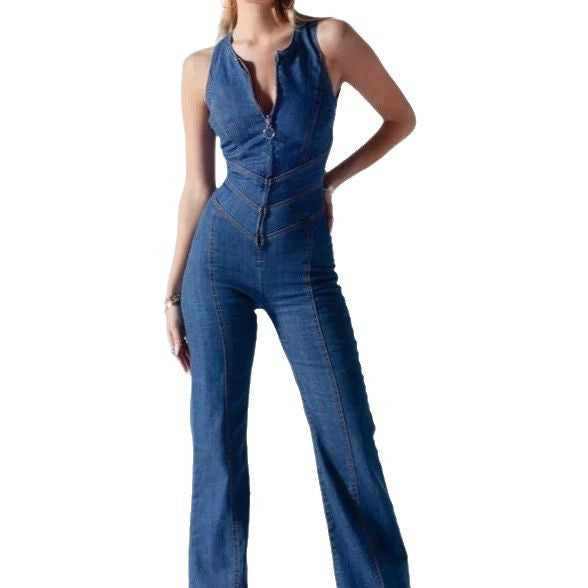 Damen Jeans Overall Drune