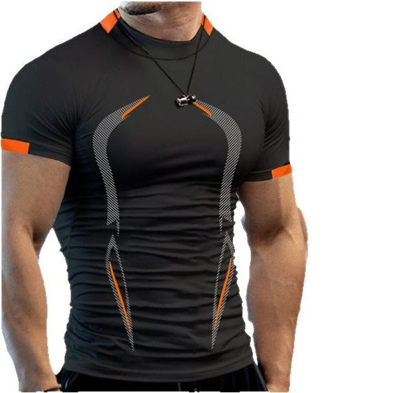 Herren Fitness T-Shirt mit atmungsaktiver Kompressionstechnologie Drune