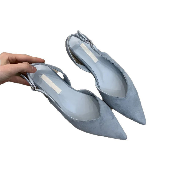 Damen Slingback Ballerinas mit elegantem V-Ausschnitt und komfortablem Fußbett Drune