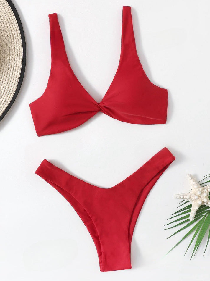 Damen Bikini-Set mit stilvoller Knotendetails Drune