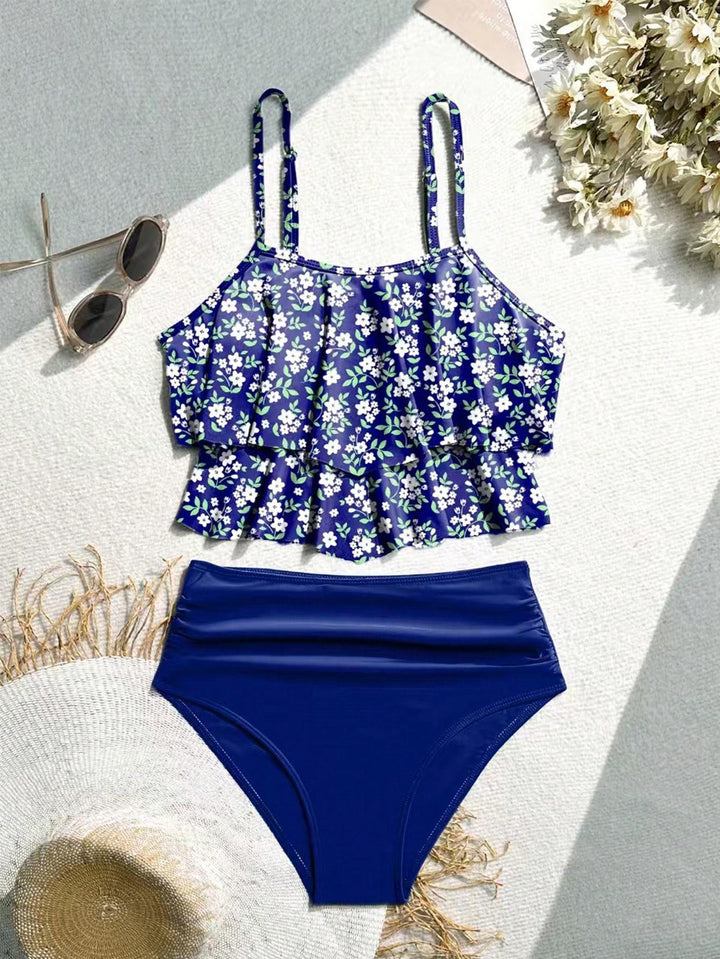 Damen Bikini-Set mit voluminösem Rüschendesign Drune