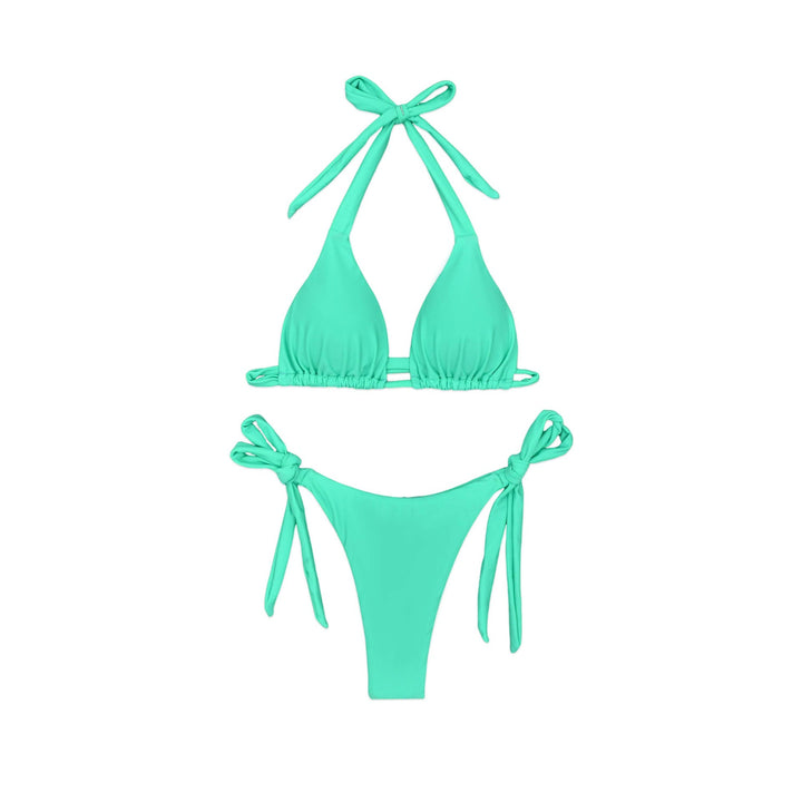 Damen Triangel-Bikini mit raffinierten Bindebändern und hochelastischem Stoff Drune