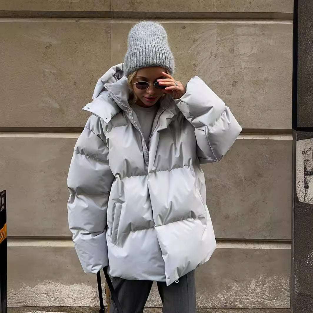 Drune | Pufferjacke Braun Warmer Wintermantel Bequem
