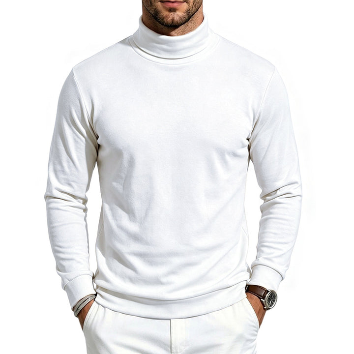 Herren Feinstrick‑Rollkragenpullover mit schmaler Silhouette und elastischen Bündchen Drune