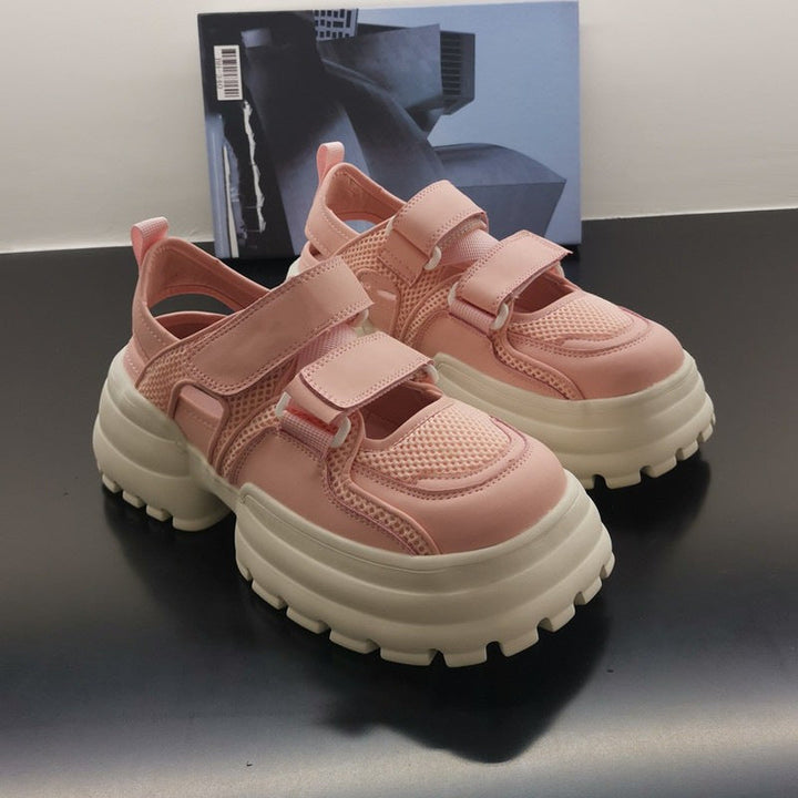 Damen Sportliche Sneakers mit praktischem Klettverschluss und rutschfester Sohle Drune