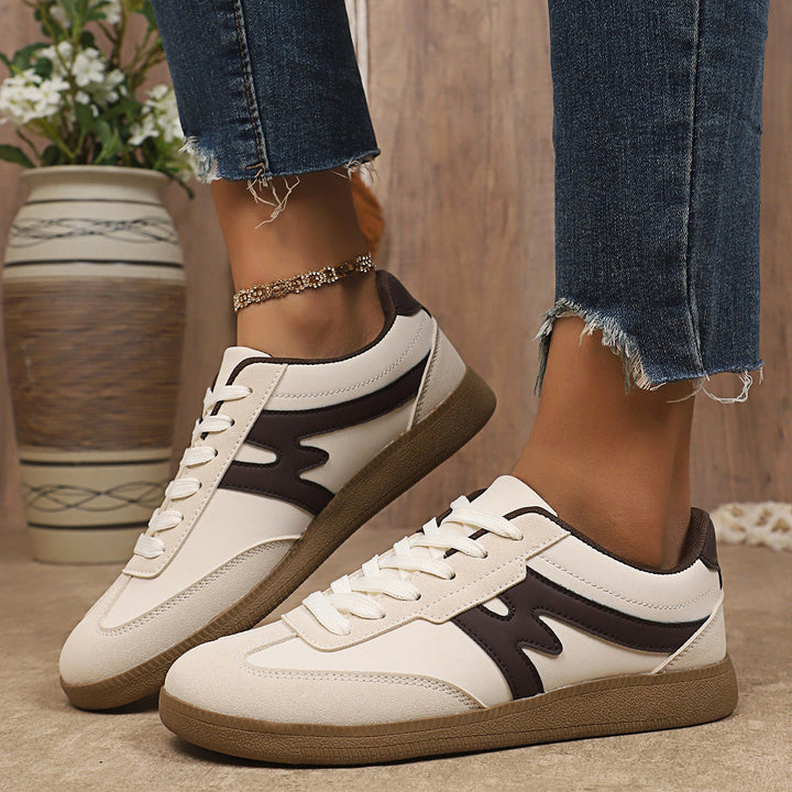 Damen Sportliche Sneaker mit atmungsaktivem Obermaterial und rutschfester Sohle Drune