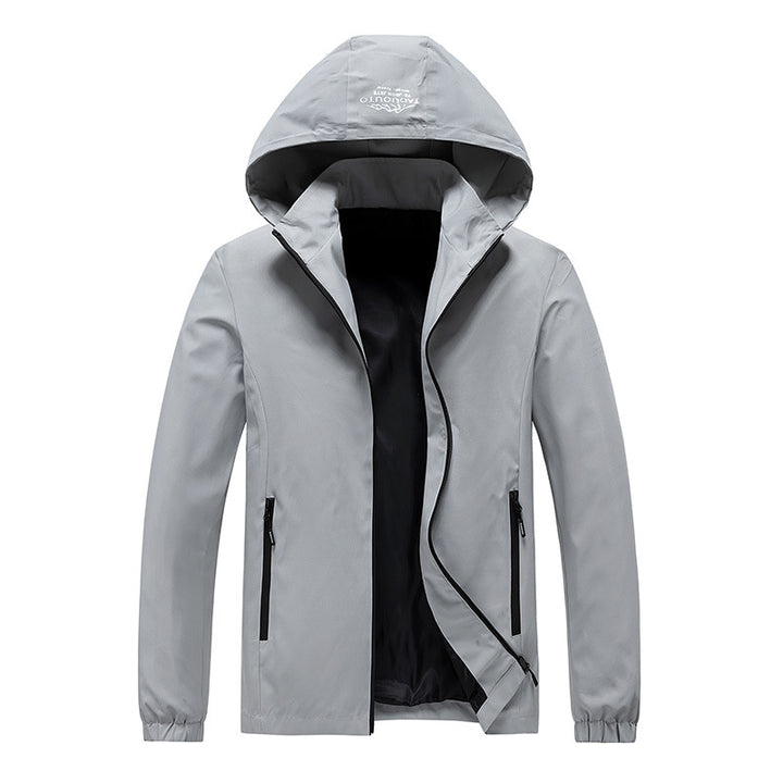 Herren Technische Outdoorjacke mit hohem Kragen Drune