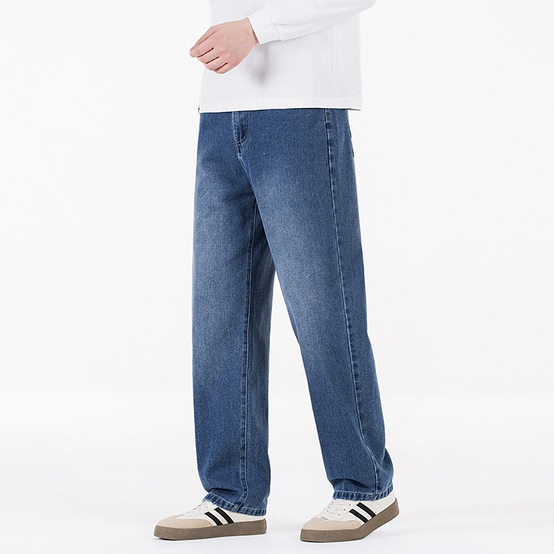 Damen Weite High‑Waist Baggy‑Jeans mit hohem Bund, Five‑Pocket & extra weitem Bein Drune