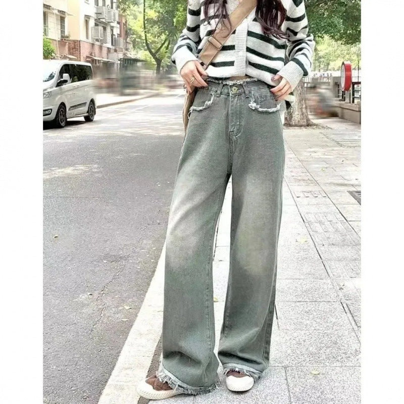 Damen weite Jeanshose Drune