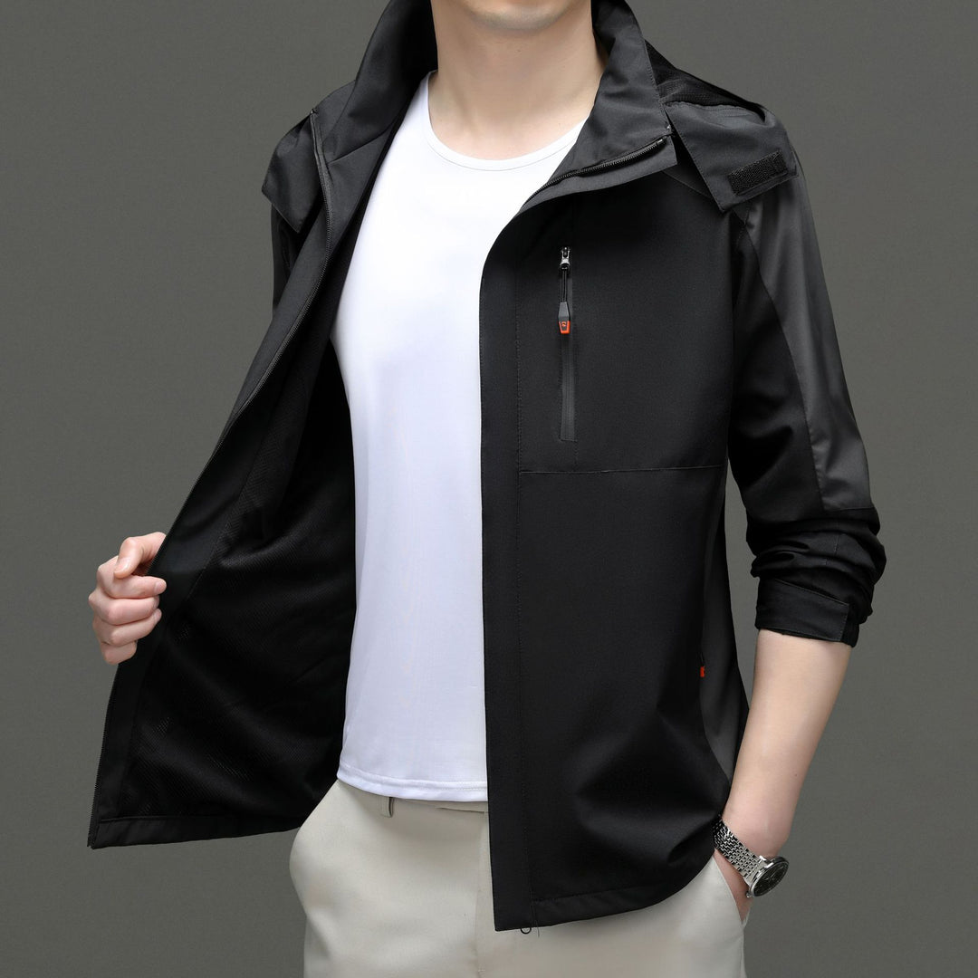 Herren Funktionsjacke mit atmungsaktiver Membran und praktischem Design Drune