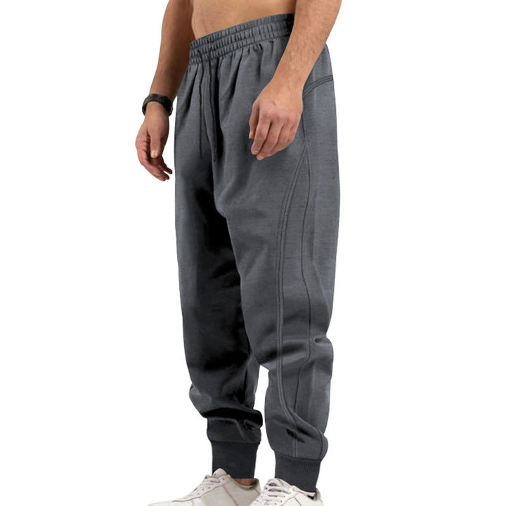 Herren sportliche Jogginghose mit elastischem Bund und Taschen Drune