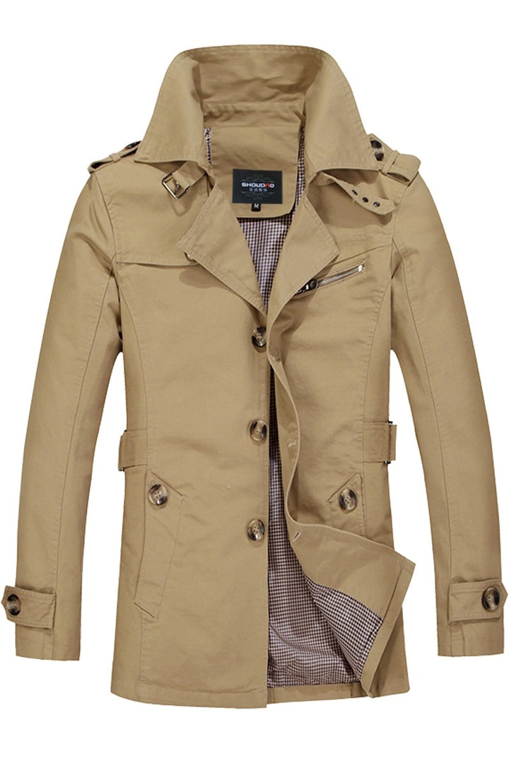 Herren Elegante Übergangsjacke mit praktischem Stehkragen Drune