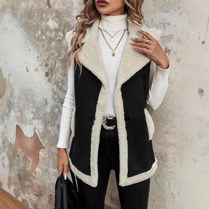 Damen Wolle Mantel Drune