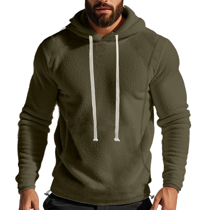 Herren bequemer Kapuzenpullover aus Kuschelmaterial Drune