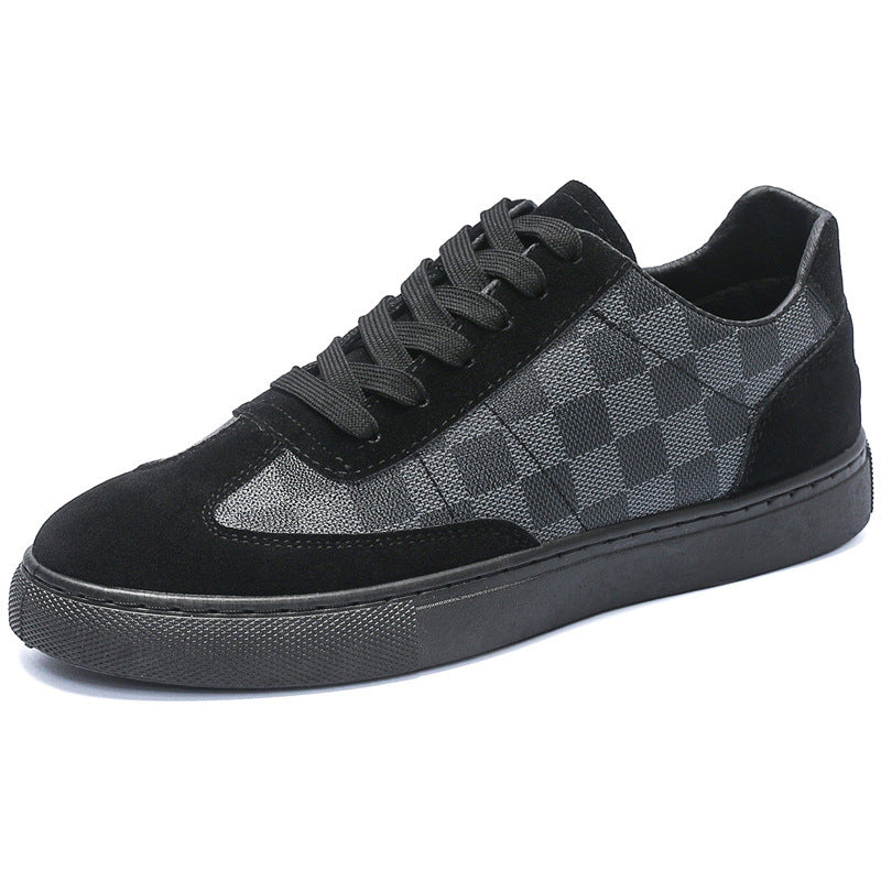Herren Modische Sneaker mit Karomuster
