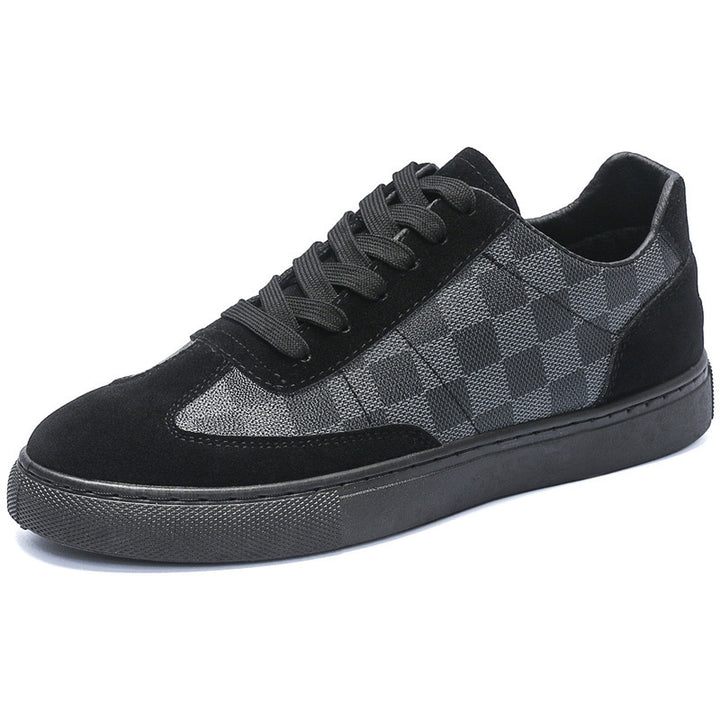 Herren Modische Sneaker mit Karomuster
