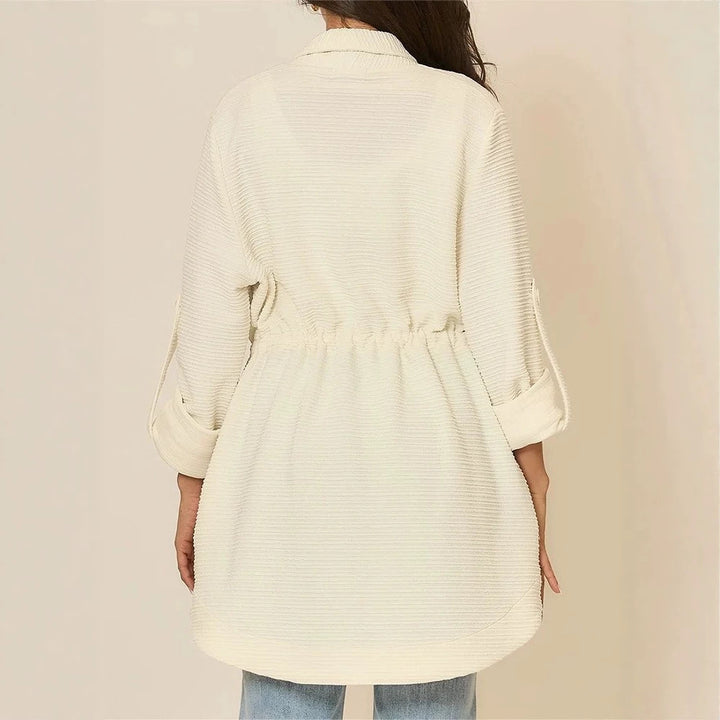 Damen Lässige und elegante Longcardigan Drune